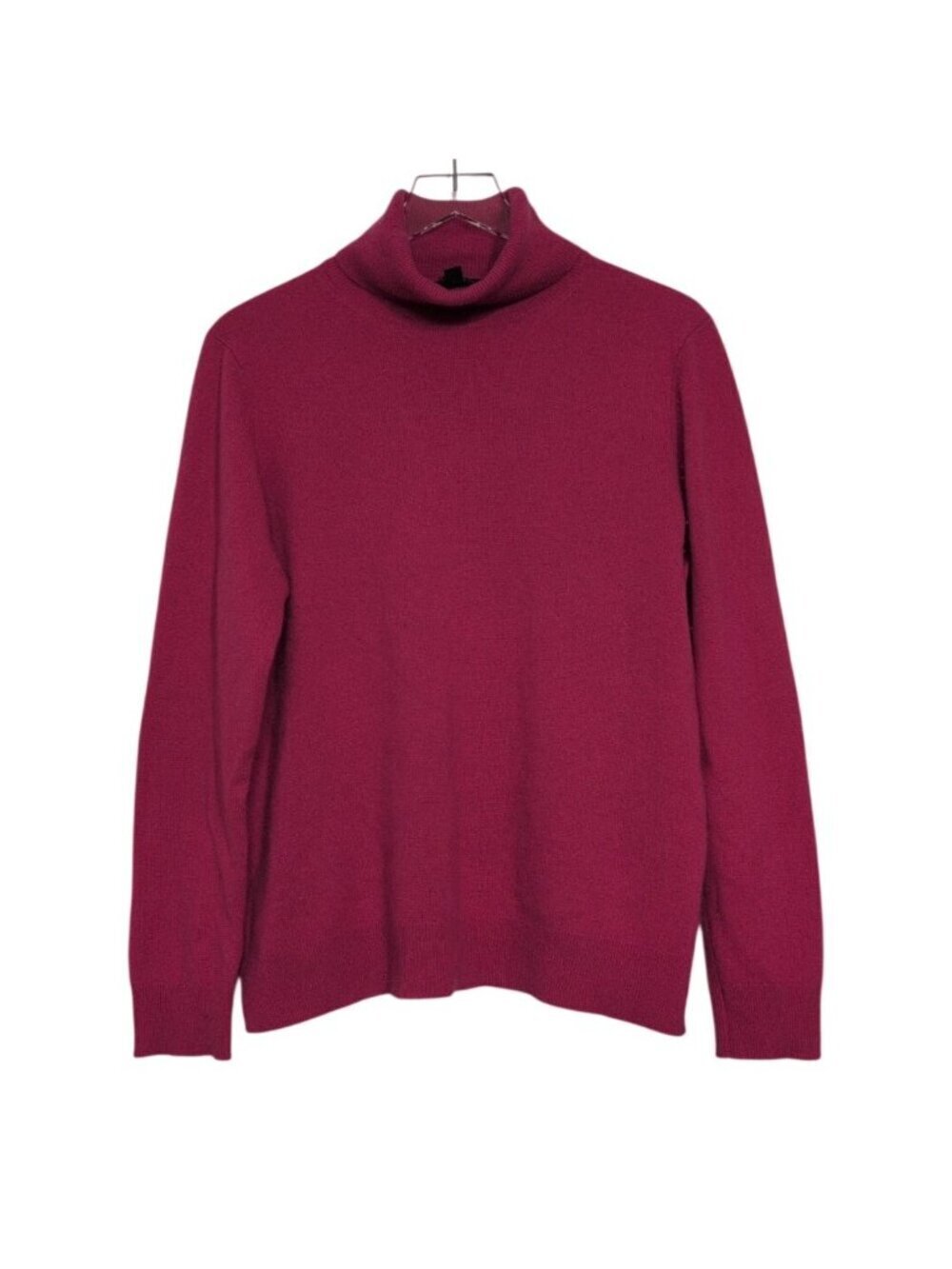 Ann Taylor Cashmere Turtleneck Womens Size XL Pink Knit Lightweight Sweater